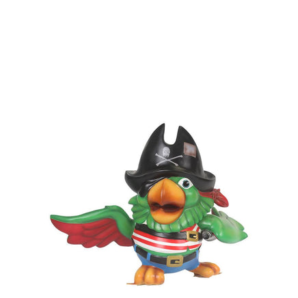 Comic Pirate Parrot Over Sized Statue - LM Treasures 