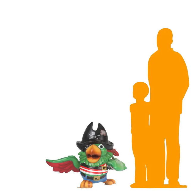 Comic Pirate Parrot Over Sized Statue LM Treasures - T