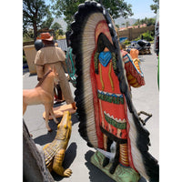 Indian With Spear Life Size Statue - LM Treasures 