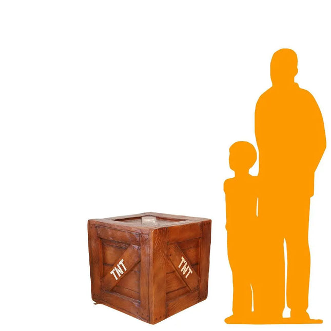 Square TNT Crate Life Size Statue LM Treasures - T