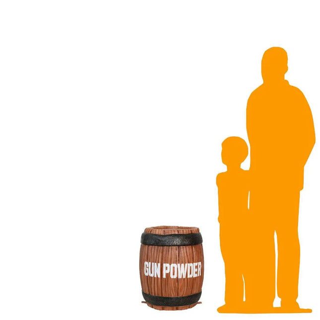 Gunpowder Barrel Statue LM Treasures - T