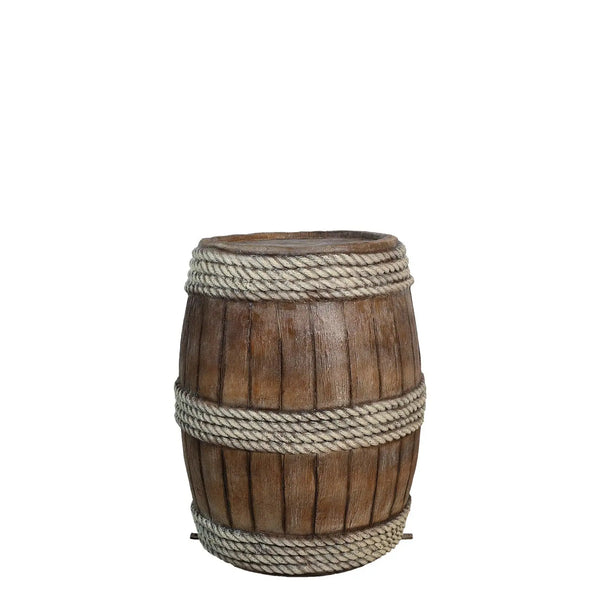 Barrel With Rope Life Size Statue| LM Treasures