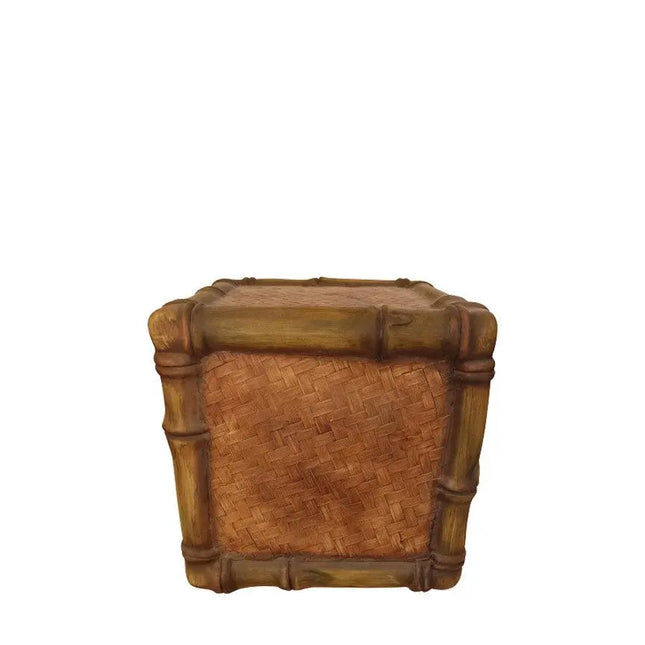 Resin Bamboo Crate Statue LM Treasures - T