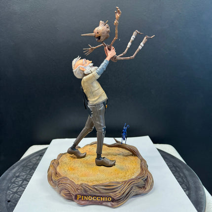 Pinocchio Geppetto & Pinocchio Statue Art Scale 1/10 Iron Studios LM Treasures - IR