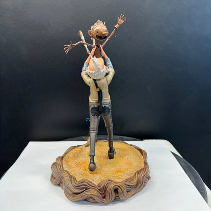 Pinocchio Geppetto & Pinocchio Statue Art Scale 1/10 Iron Studios LM Treasures - IR
