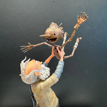 Pinocchio Geppetto & Pinocchio Statue Art Scale 1/10 Iron Studios LM Treasures - IR
