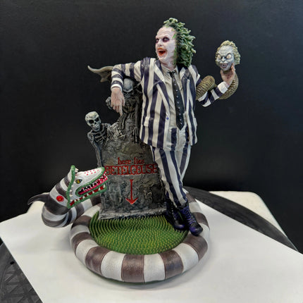 Beetlejuice from Beetlejuice Beetlejuice Statue Art Scale 1/10 Iron Studios LM Treasures - IR