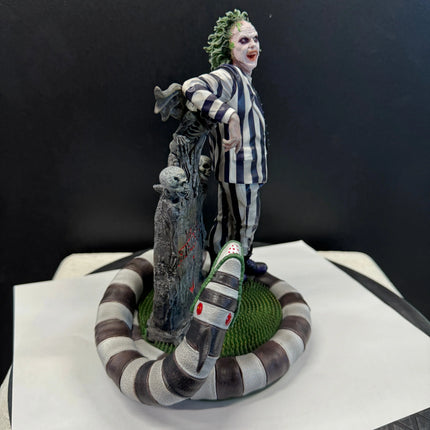 Beetlejuice from Beetlejuice Beetlejuice Statue Art Scale 1/10 Iron Studios LM Treasures - IR