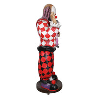 Jester Clown With Doll Life Size Statue - LM Treasures 