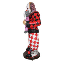 Jester Clown With Doll Life Size Statue - LM Treasures 