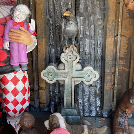 Graveyard Cross Life Size Statue - LM Treasures 