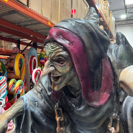 Wicked Witch with Crow Life Size Statue LM Treasures - T