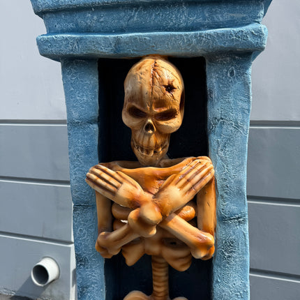 Skeleton Pillar Life Size Statue