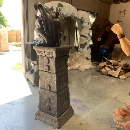 Gargoyle Pillar Life Size Statue - LM Treasures 