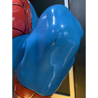 Spider Man on Light Post Life Size Statue w/ Working Light - LM Treasures 