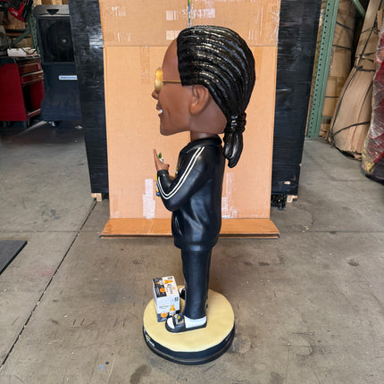 Snoop Dogg In Black Sweatsuit Corona Bobblehead Statue
