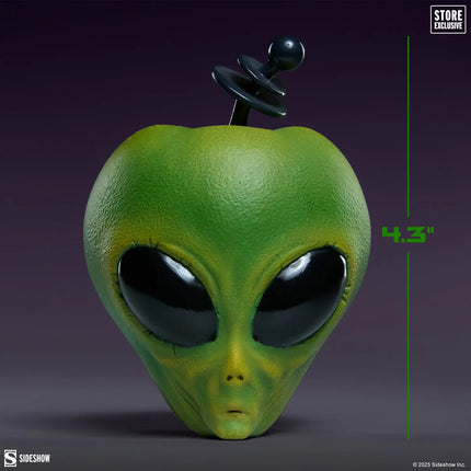 Small Green Alien Apple Table Top Statue Sideshow