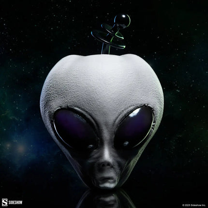 Small Gray Alien Apple Table Top Statue Sideshow