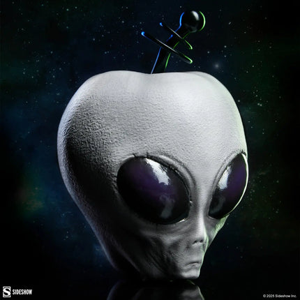Small Gray Alien Apple Table Top Statue Sideshow