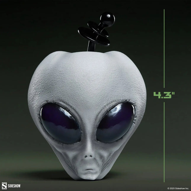 Small Gray Alien Apple Table Top Statue Sideshow