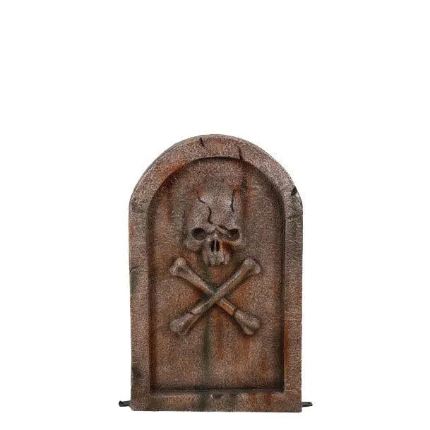 Gravestone With Skull Tombstone Statue LM Treasures - T