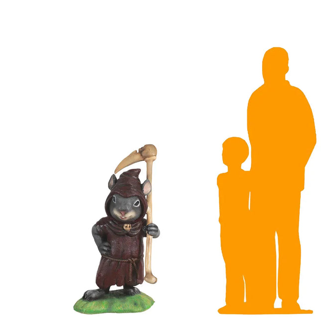 Grim Reaper Mouse Halloween Statue LM Treasures - T