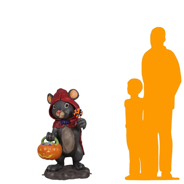 Red Riding Hood Mouse Halloween Statue LM Treasures - T
