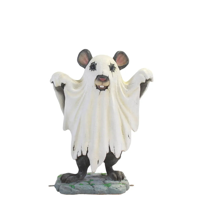 Ghost Mouse Halloween Statue LM Treasures - T