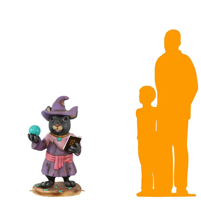 Witch Mouse Halloween Statue LM Treasures - T