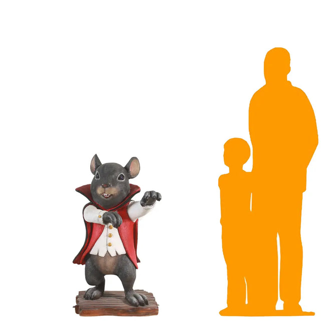 Dracula Vampire Mouse Halloween Statue LM Treasures - T