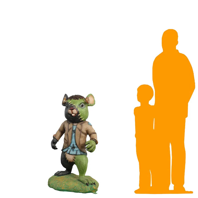 Frankenstein Monster Mouse Halloween Statue LM Treasures - T