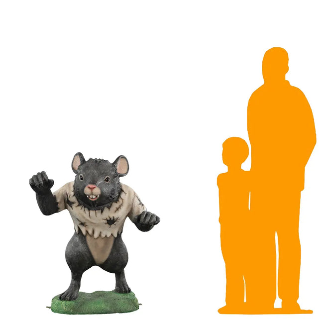 Werewolf Mouse Halloween Statue LM Treasures - T