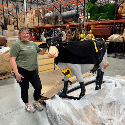 Bat Cow Superhero Life Size Statue LM Treasures - A