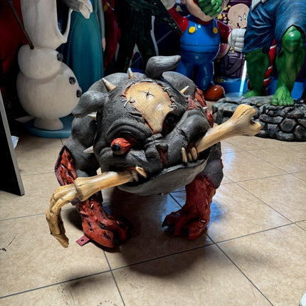 Undead Graveyard Dog Life Size Statue