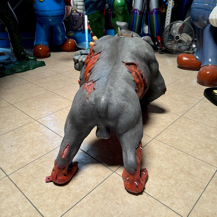 Undead Graveyard Dog Life Size Statue