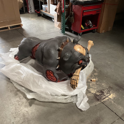 Undead Graveyard Dog Life Size Statue - LM Treasures 