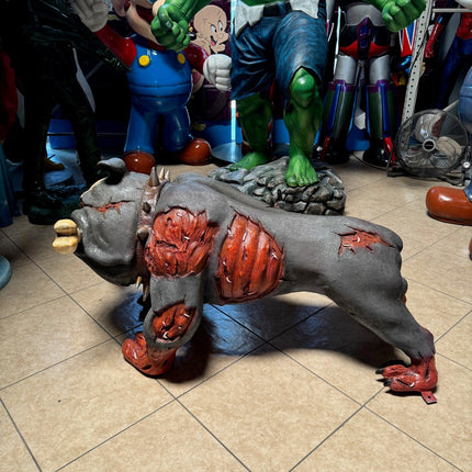 Undead Graveyard Dog Life Size Statue