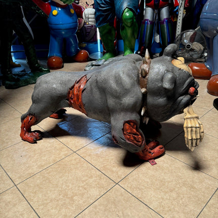 Undead Graveyard Dog Life Size Statue