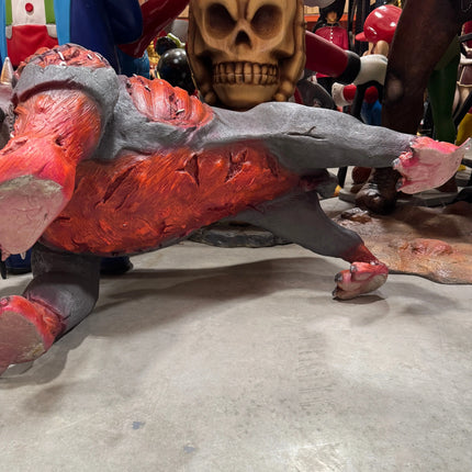 Undead Graveyard Dog Life Size Statue LM Treasures - T