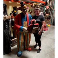 Scary Clown With Chainsaw Life Size Statue - LM Treasures 