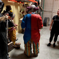 Scary Clown With Chainsaw Life Size Statue - LM Treasures 