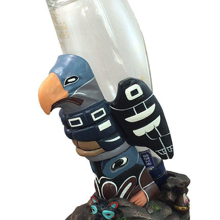 Indian Totem Wine Bottle Holder Statue