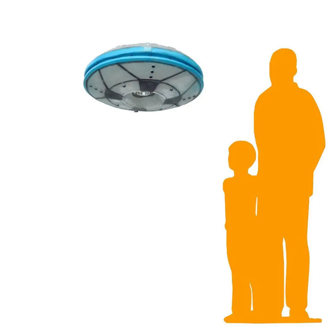 U.F.O. Alien Spaceship Light Up Statue LM Treasures - A