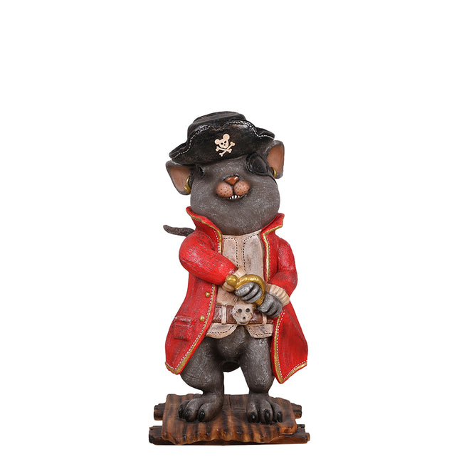 Pirate Mouse Halloween Statue