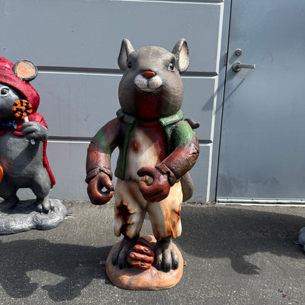 Undead Zombie Mouse Halloween Statue