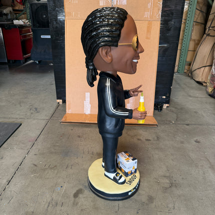 Snoop Dogg In Black Sweatsuit Corona Bobblehead Statue