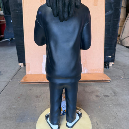 Snoop Dogg In Black Sweatsuit Corona Bobblehead Statue
