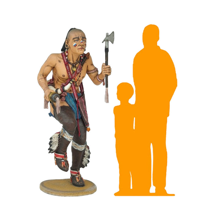 Indian Rain Dancing Life Size Statue LM Treasures - A