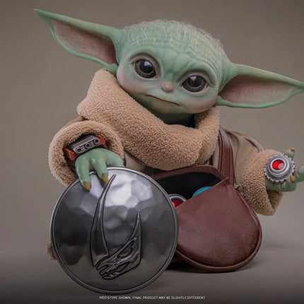 Star Wars Grogu with Accessories Life Size 1:1 Statue Hot Toys