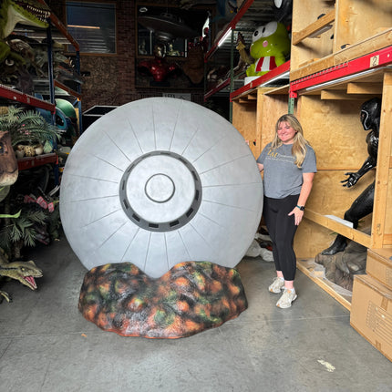 Crashed Alien Space Ship UFO 6ft Statue LM Treasures - A